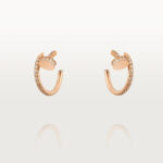 [Eternal Jewelry]JUSTE EARRINGS 12.75MM PINK GOLD DIAMOND - Image 2