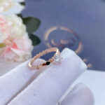 [Eternal Jewelry]BEE LOVE RING PINK GOLD 1 DIAMOND - Image 3