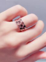 [Eternal Jewelry]BEE LOVE RING PINK GOLD DIAMOND - Image 6