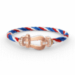 [Eternal Jewelry]FORCE LARGE HORSESHOE HALF DIAMOND BRACELET ROSE GOLD - Image 9