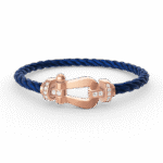 [Eternal Jewelry]FORCE LARGE HORSESHOE HALF DIAMOND BRACELET ROSE GOLD - Image 11