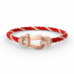 [Eternal Jewelry]FORCE LARGE HORSESHOE HALF DIAMOND BRACELET ROSE GOLD - Image 3