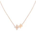 [Eternal Jewelry]STAR BLOSSOM NECKLACE PINK GOLD DIAMONDS - Image 2