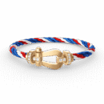 [Eternal Jewelry]FORCE LARGE HORSESHOE HALF DIAMOND BRACELET GOLD - Image 9