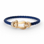 [Eternal Jewelry]FORCE LARGE HORSESHOE HALF DIAMOND BRACELET GOLD - Image 12