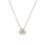 [Eternal Jewelry]FRIVOLE ROSE GOLD FLOWER DIAMOND NECKLACE