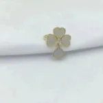 [Eternal Jewelry]SWEET CLOVER WHITE MOP RING - Image 2