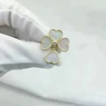 [Eternal Jewelry]SWEET CLOVER WHITE MOP RING - Image 4