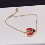 [Eternal Jewelry]LUCKY SPRING 1 MOTIF PINK GOLD BRACELET - Image 5