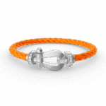 [Eternal Jewelry]FORCE LARGE HORSESHOE HALF DIAMOND BRACELET SILVER - Image 7
