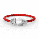 [Eternal Jewelry]FORCE LARGE HORSESHOE HALF DIAMOND BRACELET SILVER - Image 10