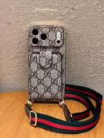 Gucc* Classic Monogram Phone Case - Card Slot Full Coverage | Timeless Luxury Collection