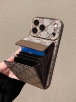 Luxury 2-in-1 Monogram Phone Case with Crossbody Lanyard & Card Slot - Image 5