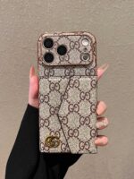 GG Luxury Designer-Inspired 3-in-1 Phone Wallet Case with Shoulder Lanyard - Image 6