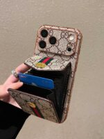 GG Luxury Designer-Inspired 3-in-1 Phone Wallet Purse with Shoulder Strap - Image 6