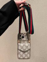 GG Classic Monogram Phone Case - Card Slot Full Coverage | Timeless Luxury Collection - Image 3