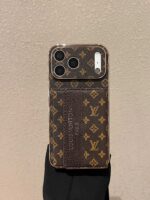 Classic LV Luxury Monogram Wallet Phone Case with Adjustable Crossbody Lanyard - Image 7