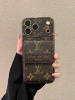 LV Classic Luxury Monogram Wallet Phone Case with Adjustable Crossbody Lanyard - Image 6