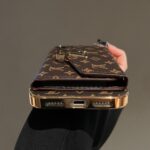 LV Classic Monogram Full Coverage Case–Top & Bottom Card Slots+Lanyard - Image 6