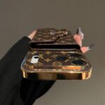 LV Classic Monogram Full Coverage Case–Top & Bottom Card Slots+Lanyard - Image 7
